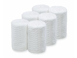 Barburys Handdoeken Wit 20cm x 70cm - 6stuks